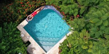 Cottage Plunge Pool, Calabesh Cove, St Lucia